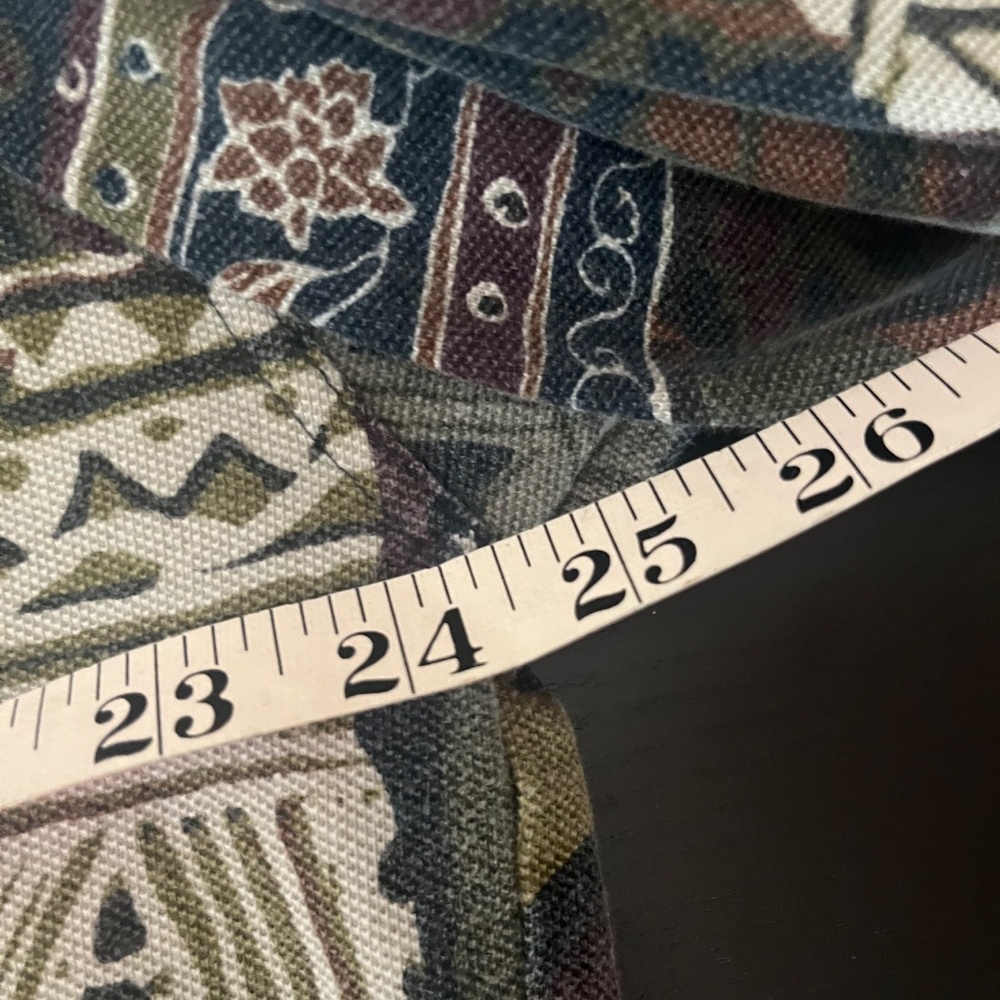 Vintage Structure Patchwork Aztec Mens Long Sleev… - image 4